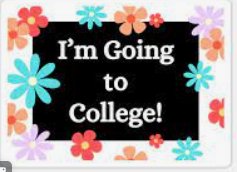 Frame I\'m going to college